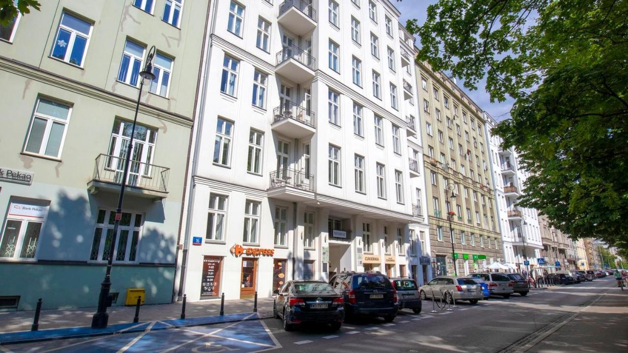 Apartament Grey Pearl Downtown Varsóvia Exterior foto